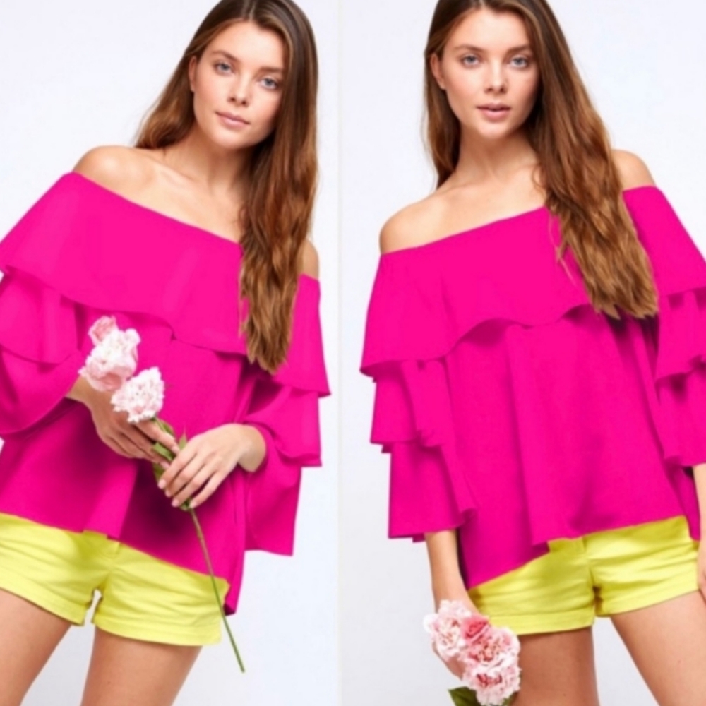 Fuchsia Blouse - Picture 2 of 2